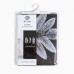 Штора для ванной водоотталкивающая Этель «Natural print», 145×180 см, цвет серый, ткань оксфорд, 210гр/м2