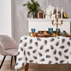 Скатерть «Этель» Christmas 150×220 см, 100%хл, саржа 190 г/м²