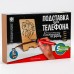 Выжигание, подставка для телефона «Отважный лев»