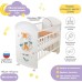 Кровать детская Фея 701 Жирафик, белый