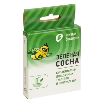 Средство для дачных туалетов и выгребных ям «Зеленая Сосна» Биоактиватор, по 50 г 2 дозы