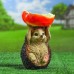 Садовая фигура из полистоуна «Ёжик - поилка», 23 см