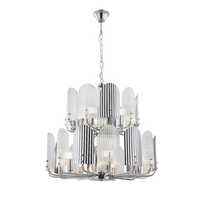 Подвесная люстра iLamp Dolce 15571-12 CR+MULT