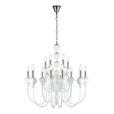Подвесная люстра iLamp Lady 88003-8+4 WH