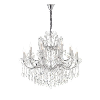 Подвесная люстра iLamp Diamond 6071-18 CR+CL