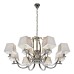 Подвесная люстра iLamp Hilton 6943-8+4 CR