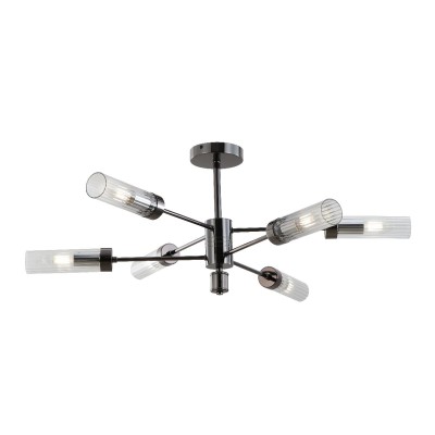 Люстра на штанге iLamp Evolution 15609-6 AN+CL