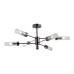 Люстра на штанге iLamp Evolution 15609-6 AN+CL
