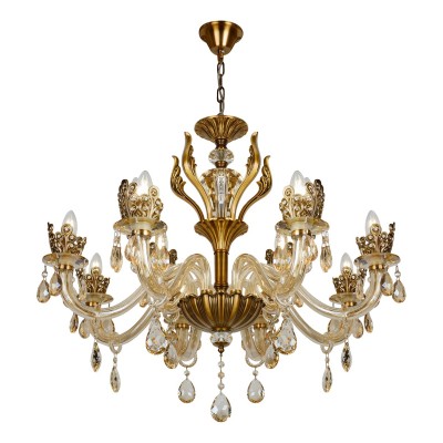 Подвесная люстра iLamp Asia 61078-8+4 BR