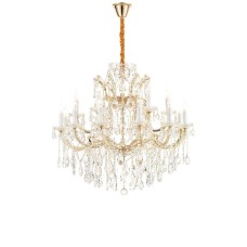 Подвесная люстра iLamp Diamond 6071-18 GD+CL