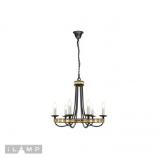 Подвесная люстра iLamp Dream 10190-6P BK