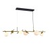 Подвесная люстра iLamp Golden 2134-6L BR+MBK