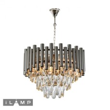Подвесная люстра iLamp Savage P9510-4 Nickel