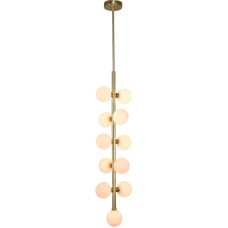 Люстра на штанге iLamp Golden 777P/11 GL-WH