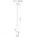 Подвесной светильник iLamp Lofty 10705-1 WH-BR