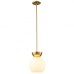 Подвесной светильник iLamp Mono P6079-1 GD+WH