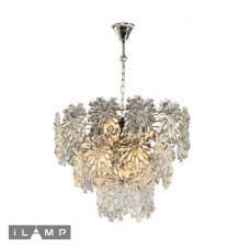 Подвесная люстра iLamp Homy P2545-8 Nickel