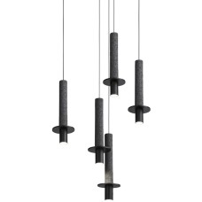 Подвесной светильник iLamp Lofty 10704P/1-D150 BK-GR