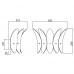 Настенный светильник iLamp Gramercy W15602-2 ANB+CL