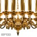 Подвесная люстра iLamp Louvre MD8551-15 GD