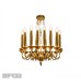 Подвесная люстра iLamp Louvre MD8551-15 GD