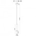 Подвесной светильник iLamp Lofty 10705-1 BK-BR