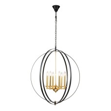 Подвесная люстра iLamp Element 9977-800 GoldBlack