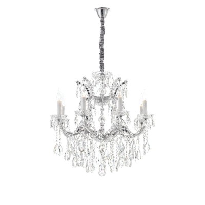 Подвесная люстра iLamp Diamond 6071-8 CR+CL