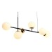 Подвесная люстра iLamp Golden 9136P/6 BK-WH