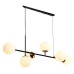 Подвесная люстра iLamp Golden 9136P/6 BK-WH