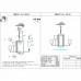 Подвесная люстра iLamp King RM6201-8+4 CR+CL