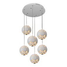 Подвесная светодиодная люстра iLedex Mob P1009-6 WH