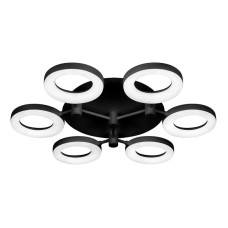 Потолочная светодиодная люстра iLedex Jomo FS-014-X6-(B) 72W BK