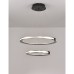 Подвесная люстра iLedex Vision 9225-6+4SD GR+BK
