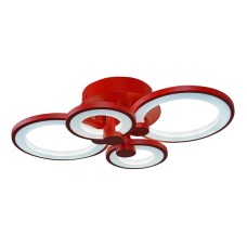 Потолочная светодиодная люстра iLedex Ring A001/4 Red