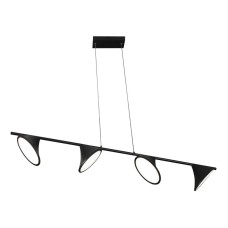 Подвесная светодиодная люстра iLedex Syzygy X090140 BK