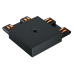 Коннектор питания угловой iLedex Vision POWER CONNECT 4825-L-TYPE - BK