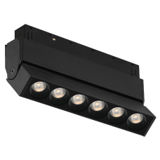 Трековый магнитный светильник iLedex Vision 4822-003-L120-6W-38DG-4000K-BK