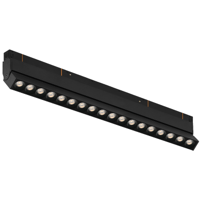 Трековый магнитный светильник iLedex Vision 4822-003-L350-18W-38DG-4000K-BK