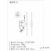 Бра iLedex Royal 6007W/S - 8W - 3000K GL