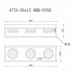 Накладной светильник iLedex Link 4778-50x15 MBK+SGD