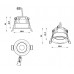 Встраиваемый светильник iLedex Mars 107-7W-D64-4000K-24DG-BK