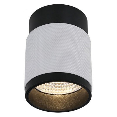 Накладной светильник iLedex Technical Delta 1955-10W-3000K-36 BK+WH