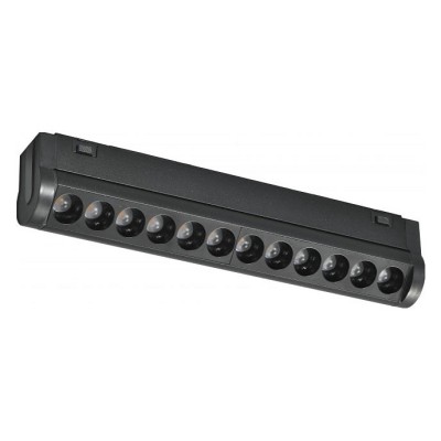 Накладной светильник iLedex Technical VISION48/25 4825-041-L209-12W-36DG-3000K-BK