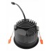 Встраиваемый светильник iLedex Technical Mars 112-12W-D80-3000K-24DG-BK
