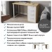 Стол Эконом-стандарт С-410 блэквуд ячменный/меренга