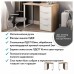  Стол Эконом-стандарт С-414 блэквуд ячменный/меренга