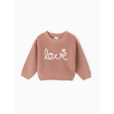 Джемпер Крошка Я Love, р.74-80 см, пудровый