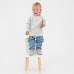 Джемпер вязаный Крошка Я Leo Baby рост 92-98 см, серый