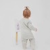 Комбинезон вязаный Крошка Я Leo Baby рост 74-80 см, серый